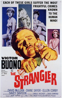 The Strangler Movie Poster Print featuring striking visuals and design.