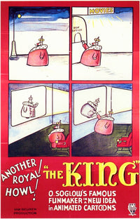 The King Movie Poster Print featuring vibrant colors and cinematic artwork.