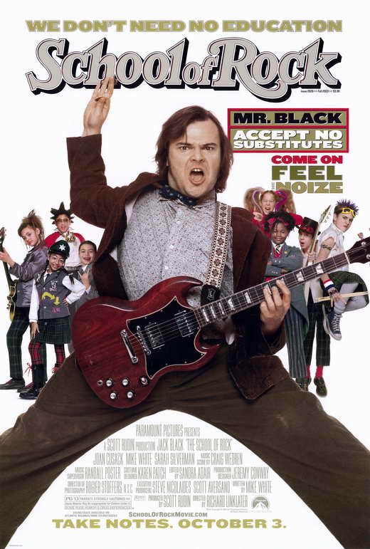The School of Rock Movie Poster Print 11x17