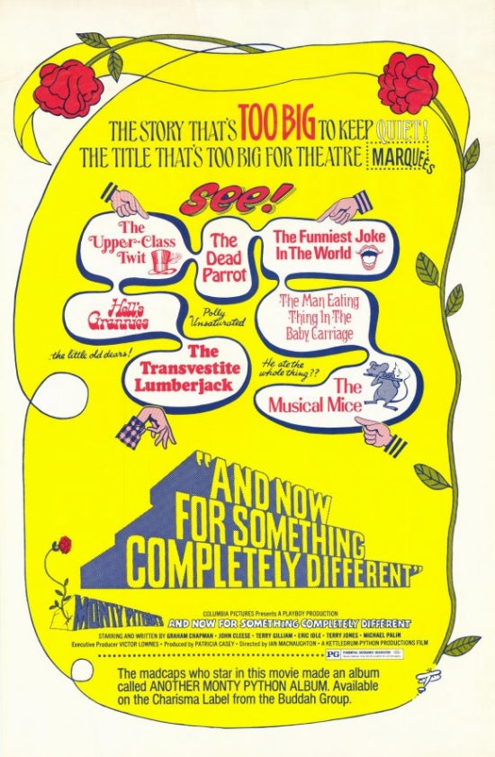 And Now for Something Completely Different Movie Poster Print