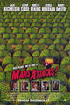 Mars Attacks! movie poster print featuring vibrant colors and iconic design.