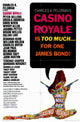 Casino Royale Movie Poster Print featuring iconic James Bond imagery.
