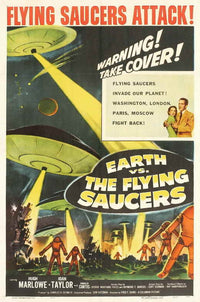 Earth vs. the Flying Saucers Movie Poster Print 11x17