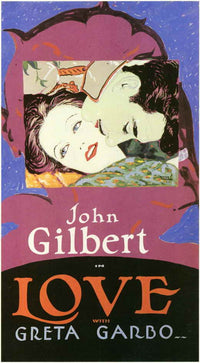 Love Movie Poster Print showcasing a romantic theme, available in multiple sizes.