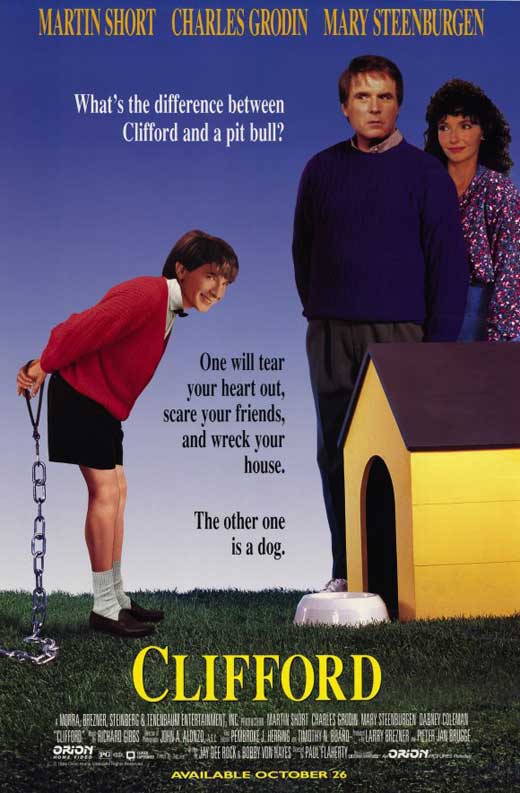 Clifford Movie Poster Print featuring the beloved giant red dog.