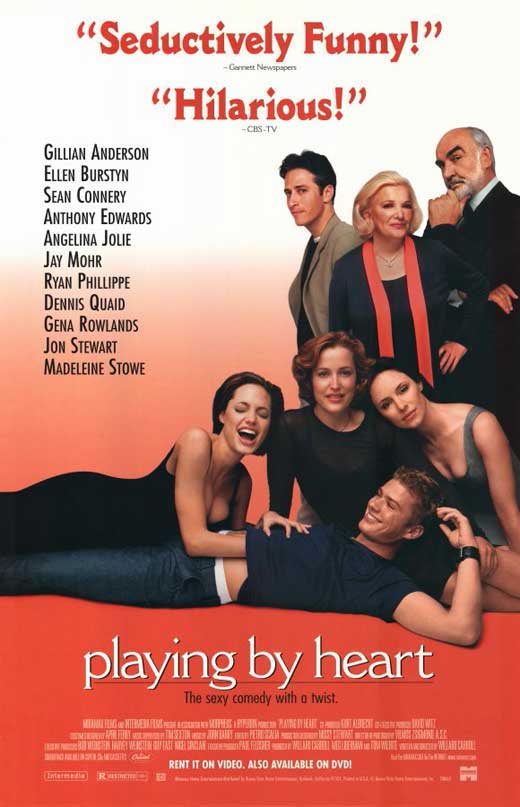 Playing by Heart Movie Poster Print showcasing romance and cinema.