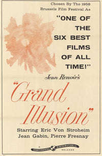 Grand Illusion Movie Poster Print showcasing classic cinema art.