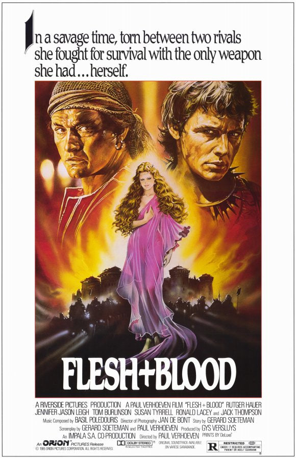Flesh and Blood Movie Poster Print showcasing cinematic art.