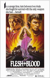 Flesh and Blood Movie Poster Print showcasing cinematic art.