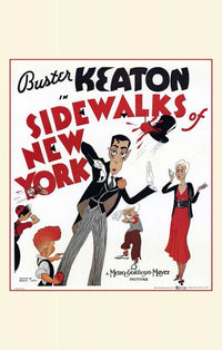 Sidewalks of New York Movie Poster Print showcasing urban life.