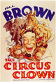 The Circus Clown Movie Poster Print showcasing vibrant circus imagery.