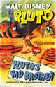 Pluto's Kid Brother Movie Poster Print featuring Disney's Pluto character.