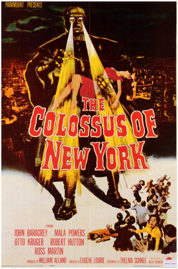 The Colossus of New York Movie Poster Print showcasing vintage cinema art.