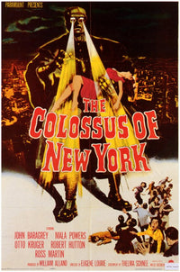 The Colossus of New York Movie Poster Print showcasing vintage cinema art.