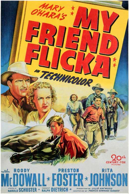 My Friend Flicka Movie Poster Print - Classic Film Art
