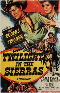 Twilight in the Sierras Movie Poster Print showcasing serene mountain landscape.