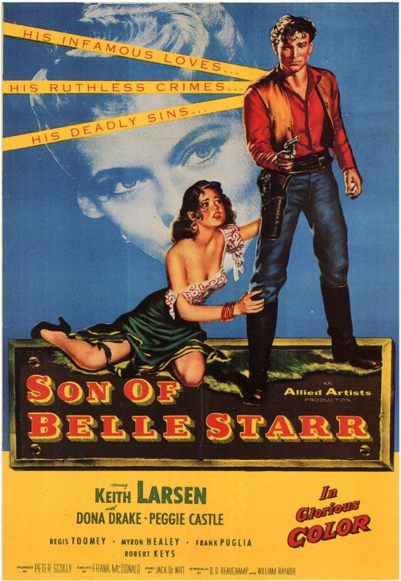 Son of Belle Starr Movie Poster Print showcasing Western themes.