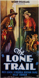 The Lone Trail Movie Poster Print showcasing adventure and classic cinema themes.