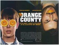 Orange County Movie Poster Print showcasing vibrant colors and film essence.