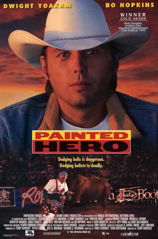 Painted Hero Movie Poster Print showcasing vibrant colors and dynamic design.