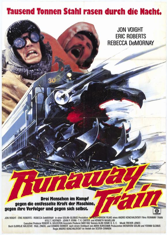 Runaway Train Movie Poster Print showcasing action and drama.
