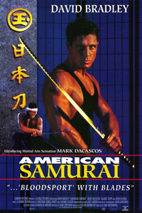 American Samurai Movie Poster Print showcasing martial arts action.