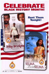 Ruby Bridges movie poster print showcasing courage and history.