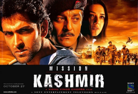 Mission Kashmir Movie Poster Print showcasing cinematic imagery.