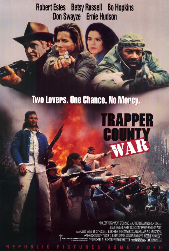 Trapper County War Movie Poster Print showcasing dramatic artwork.