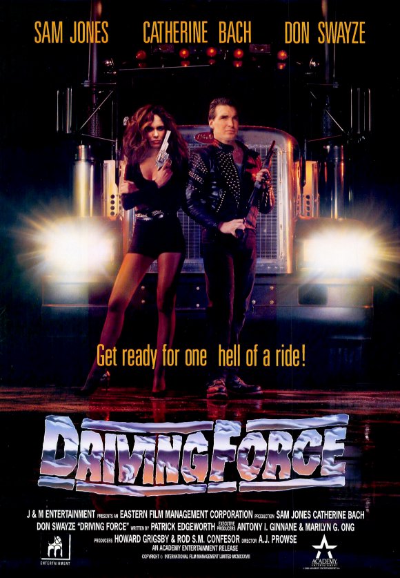 Driving Force Movie Poster Print showcasing cinematic adventure.