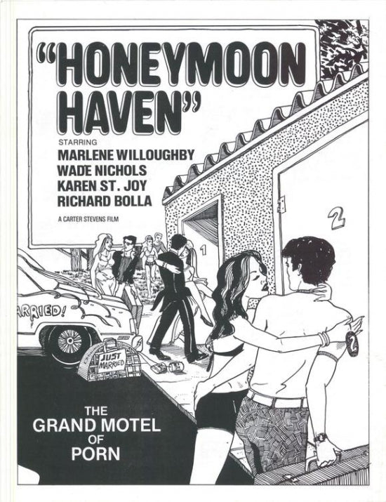 Honeymoon Haven Movie Poster Print showcasing romantic themes.