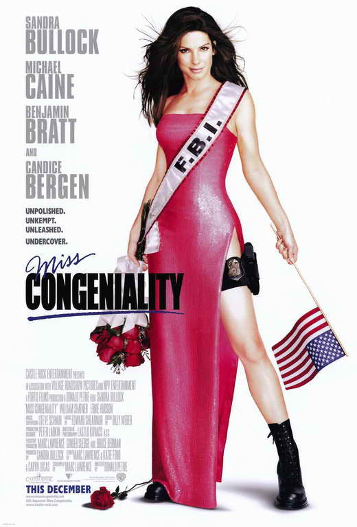Miss Congeniality Movie Poster Print (11x17) - Perfect for Home or Office