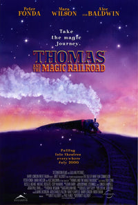 Thomas and the Magic Railroad Movie Poster Print featuring Thomas and friends.