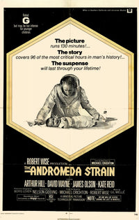 The Andromeda Strain Movie Poster Print showcasing the iconic sci-fi film artwork.