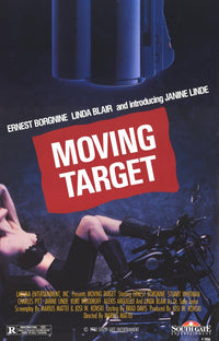 Moving Target Movie Poster Print featuring dynamic artwork.