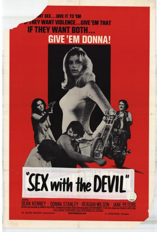 Sex With the Devil Movie Poster Print featuring striking artwork.
