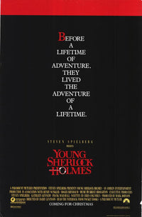 Young Sherlock Holmes Movie Poster Print showcasing the iconic character.
