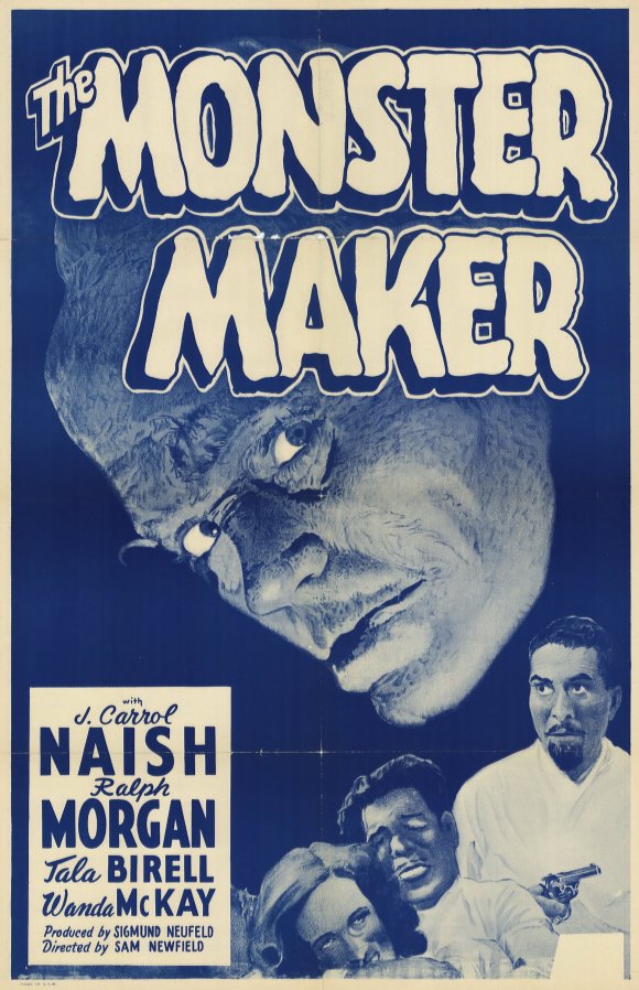 The Monster Maker Movie Poster Print - Classic horror art