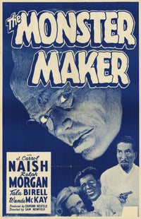 The Monster Maker Movie Poster Print - Classic horror art
