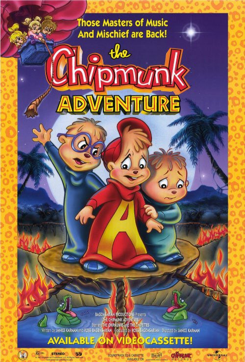 The Chipmunk Adventure Movie Poster Print 11x17