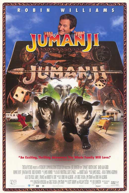 Jumanji Movie Poster Print - 11x17 | Posterazzi