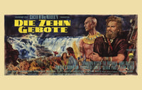 The Ten Commandments Movie Poster Print showcasing classic film imagery.