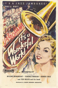 It's a Wonderful World Movie Poster Print showcasing classic film art.