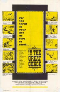 The Great Chase Movie Poster Print showcasing vibrant colors and dynamic imagery