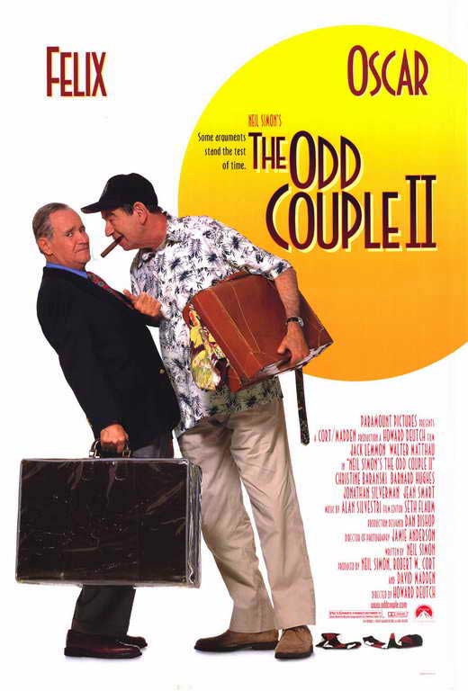 Neil Simon's The Odd Couple 2 Movie Poster Print showcasing iconic characters.