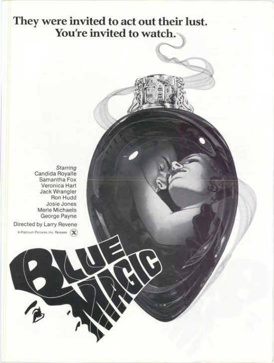 Blue Magic Movie Poster Print featuring vibrant cinematic imagery.