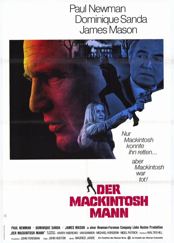 Mackintosh Man Movie Poster Print showcasing cinematic artwork.