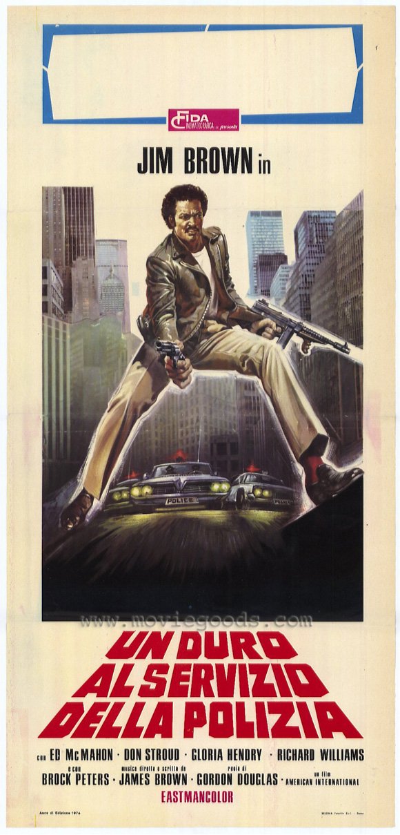 Slaughter's Big Ripoff Movie Poster Print featuring vibrant graphics and classic design.