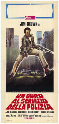 Slaughter's Big Ripoff Movie Poster Print featuring vibrant graphics and classic design.