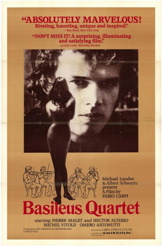 Basileus Quartet Movie Poster Print showcasing vibrant design.